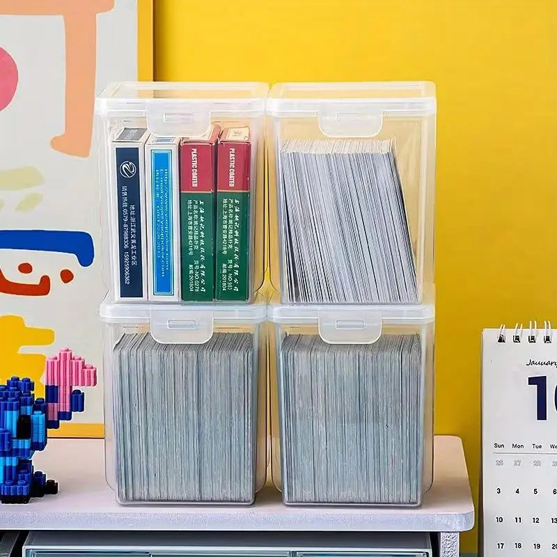 1pcs Playing Card Storage Box – for Games, Business Cards & Home Organization, Desk, Dresser, Bedroom