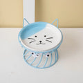 Pet Accessories With Stand Ceramic Cat Bowl Non-Slip Large Capacity Dog Water Bowl Cartoon Pet Feeder Pet Drinking