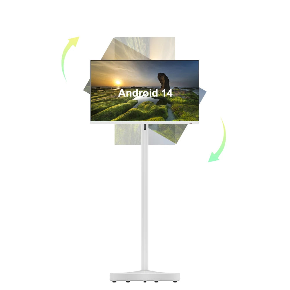 2024 New Products 27 Inch Smart Tv Portable Android LCD Television Touch Screen Monitor  for Home Business Gaming