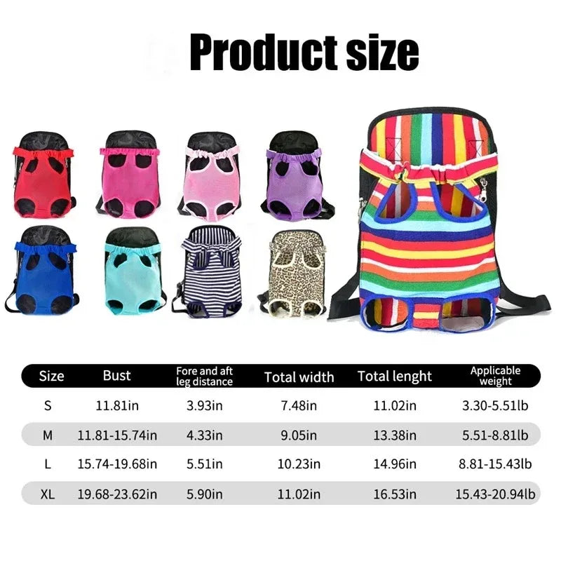 Pet Backpack Accessories Dog Pets Dogs Carriers Transport Bag Things Basket Cats Bags Carrying For Supplies Products