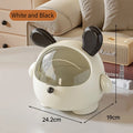 Cute Decorative Flip Lid Storage Box  Multifunctional Desktop Organizer for Entryway Keys Sundries Home Organization